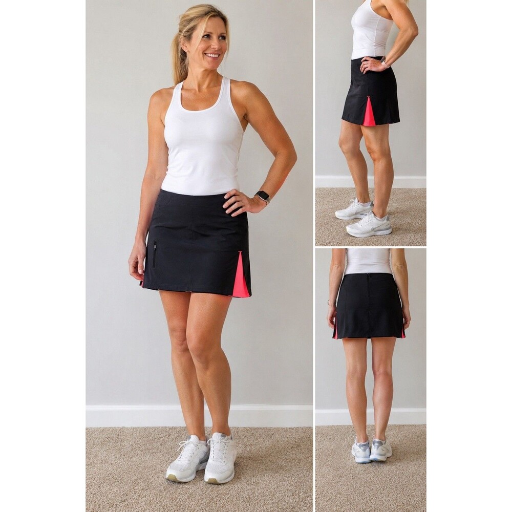Terry Cycling Skirt SZ See Measurements Overskirt Black Bike Skirt